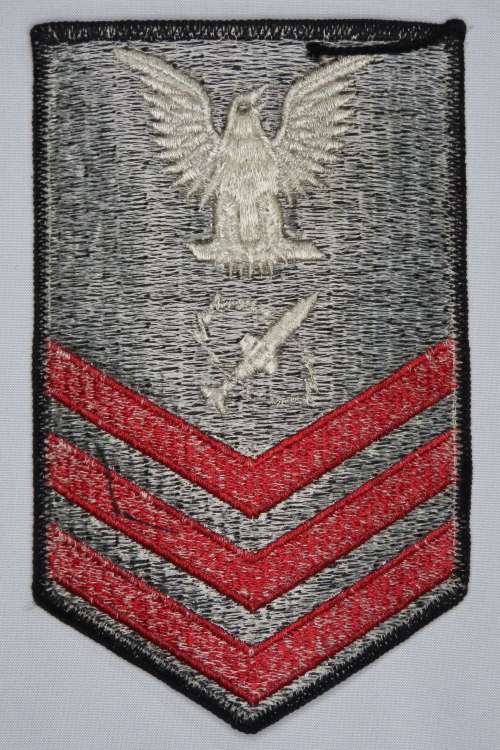 United States Navy Petty Officer 1st Class Rank Insignia Patch E6, Missile Technician
