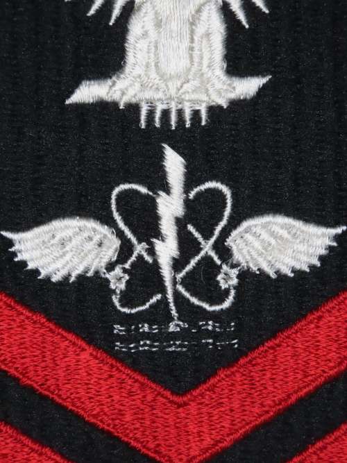United States Navy Petty Officer 2nd Class Rank Insignia Patch E5, Naval Aircrewman