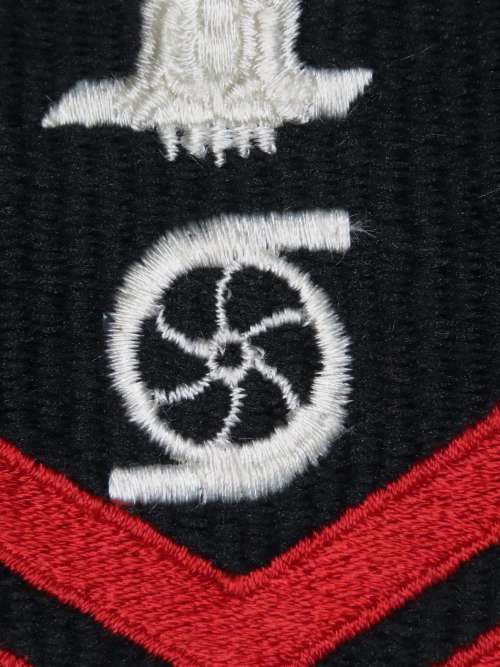 United States Navy Petty Officer 2nd Class Rank Insignia Patch E5, Gas Turbine System Technician