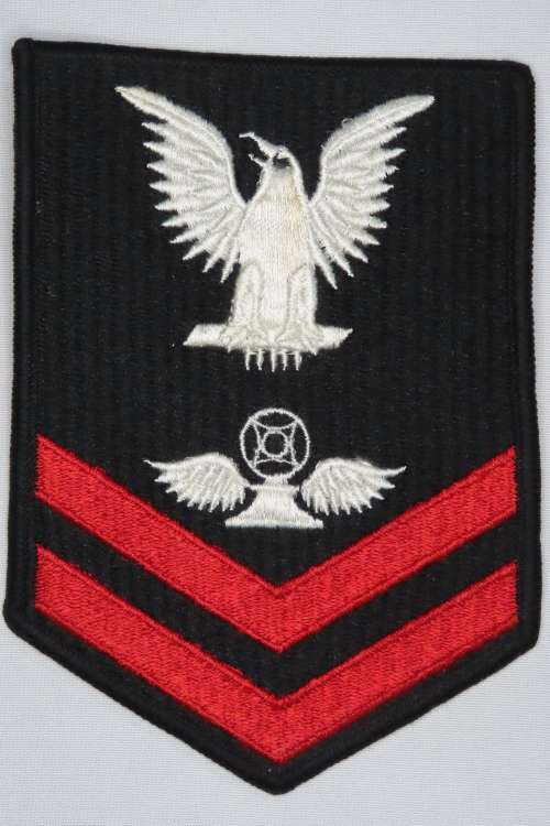 United States Navy Petty Officer 2nd Class Rank Insignia Patch E5, Air Traffic Controller
