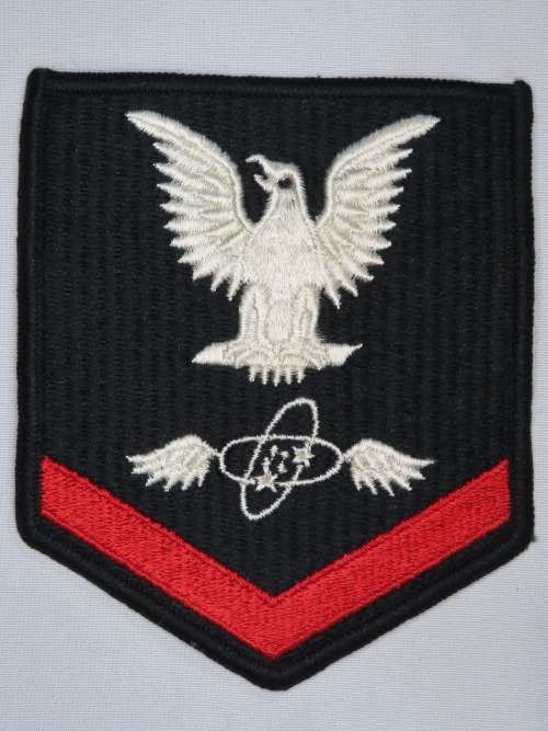United States Navy Petty Officer 3rd Class Rank Insignia Patch E4, Aviation Electronics Technician