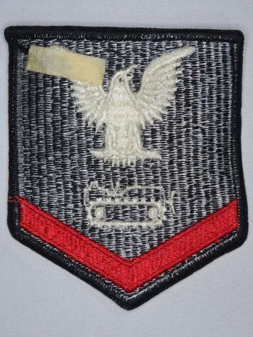 United States Navy Petty Officer 3rd Class Rank Insignia Patch E4, Equipment Operator