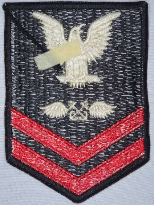 United States Navy Petty Officer 2nd Class Rank Insignia Patch E5, Aviation Boatswain`s Mate