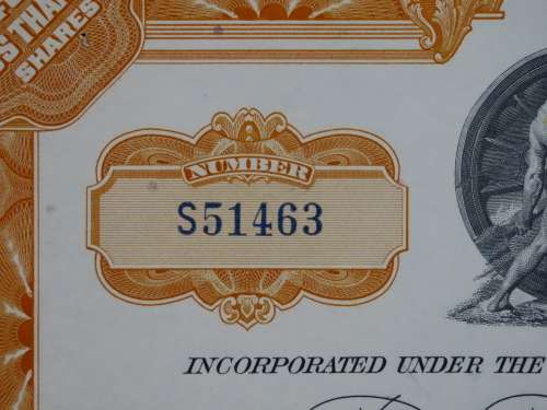 Pennsylvania Railroad Company, Stock Certificate, 1959, 10 Shares
