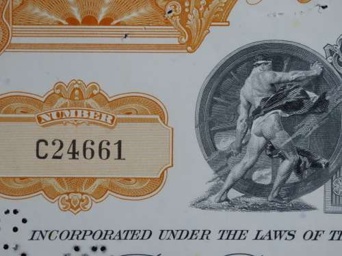 Set of Two Pennsylvania Railroad Company, Stock Certificates, 1952 to 1965