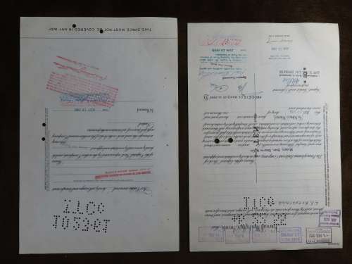 Set of Two Pennsylvania Railroad Company, Stock Certificates, 1952 to 1961