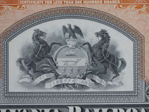 Pennsylvania Railroad Company, Stock Certificate, 1952 , 10