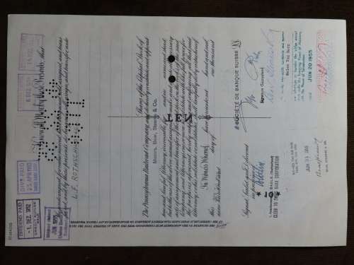 Pennsylvania Railroad Company, Stock Certificate, 1952 , 10