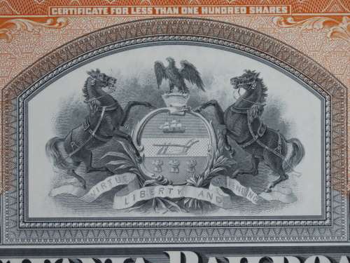 Pennsylvania Railroad Company, Stock Certificate, 1952 , 10