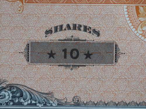 Pennsylvania Railroad Company, Stock Certificate, 1952 , 10