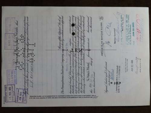 Pennsylvania Railroad Company, Stock Certificate, 1952 , 10