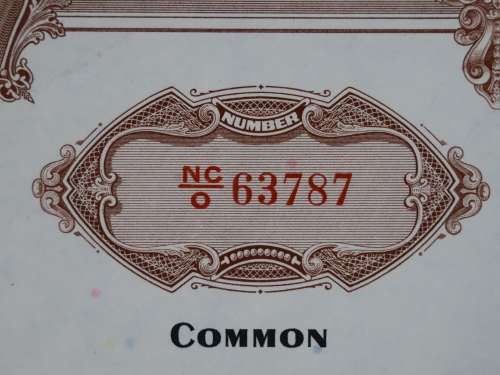 Erie Lackawanna Railroad Company, Stock Certificate, 1966, 55 Shares