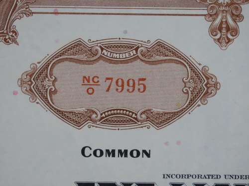 Erie Lackawanna Railroad Company, Stock Certificate, 1960, 25 Shares