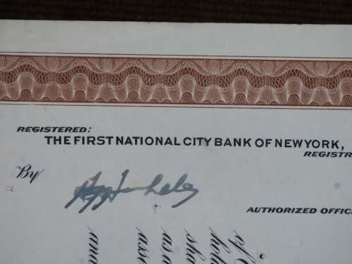 Erie Lackawanna Railroad Company, Stock Certificate, 1960, 25 Shares