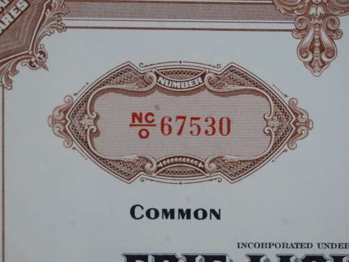 Set of Two Erie Lackawanna Railroad Company, Stock Certificates, 1960 to 1966