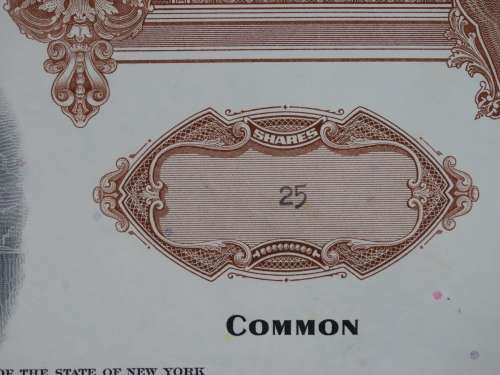 Set of Two Erie Lackawanna Railroad Company, Stock Certificates, 1960 to 1966