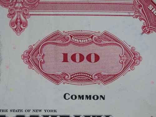 Set of Two Erie Lackawanna Railroad Company, Stock Certificates, 1960 to 1966