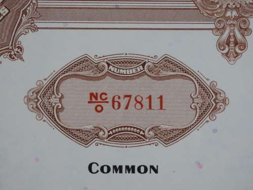 Set of Two Erie Lackawanna Railroad Company, Stock Certificates, 1962 to 1966
