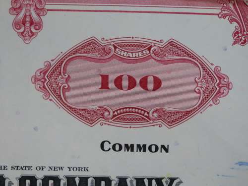 Set of Two Erie Lackawanna Railroad Company, Stock Certificates, 1962 to 1966