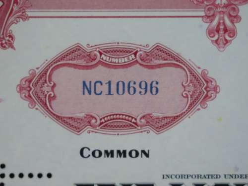 Erie Lackawanna Railroad Company, Stock Certificate, 1960 , 100 Shares