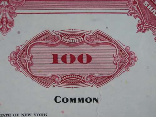 Erie Lackawanna Railroad Company, Stock Certificate, 1960 , 100 Shares