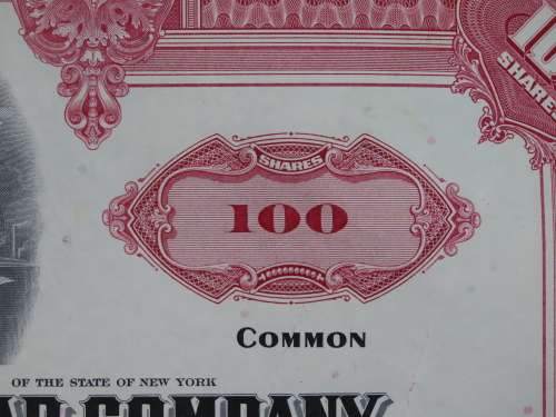 Erie Lackawanna Railroad Company, Stock Certificate, 1960 , 100 Shares