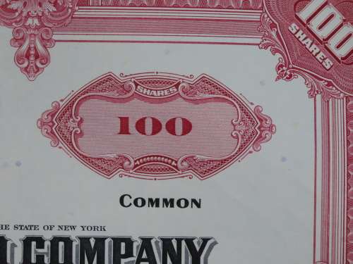 Erie Lackawanna Railroad Company, Stock Certificate, 1962 , 100 Shares