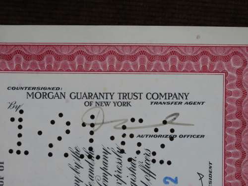 Erie Lackawanna Railroad Company, Stock Certificate, 1962 , 100 Shares