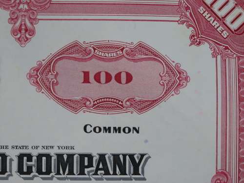 Erie Lackawanna Railroad Company, Stock Certificate, 1962 , 100 Shares