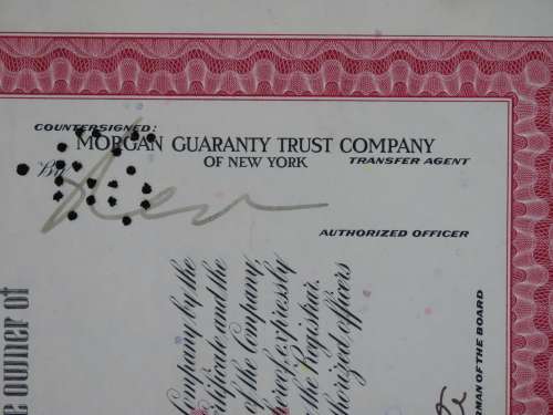 Erie Lackawanna Railroad Company, Stock Certificate, 1966 , 100 Shares