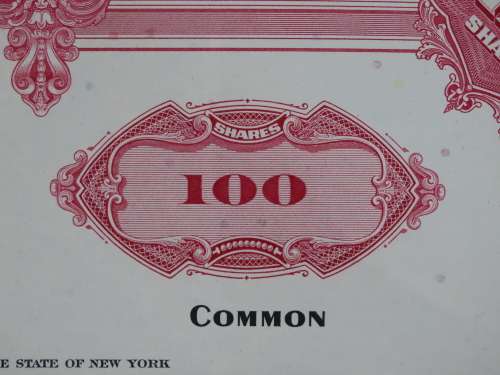 Erie Lackawanna Railroad Company, Stock Certificate, 1966 , 100 Shares