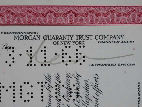Erie Lackawanna Railroad Company, Stock Certificate, 1966 , 100 Shares