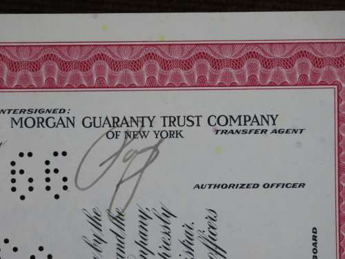 Erie Lackawanna Railroad Company, Stock Certificate, 1966 , 100 Shares