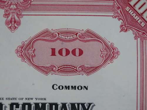 Erie Lackawanna Railroad Company, Stock Certificate, 1961 , 100 Shares to LF Rothschild