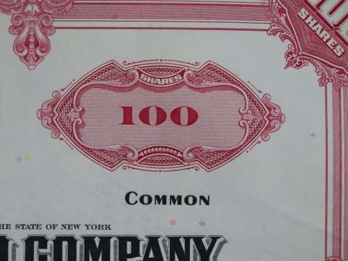 Erie Lackawanna Railroad Company, Stock Certificate, 1961 , 100 Shares