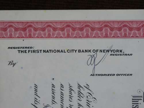 Erie Lackawanna Railroad Company, Stock Certificate, 1961 , 100 Shares
