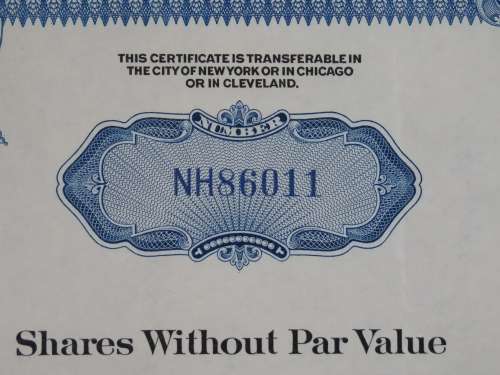 The New York Central Railroad Company, Stock Certificate, 1957 , 100 Shares