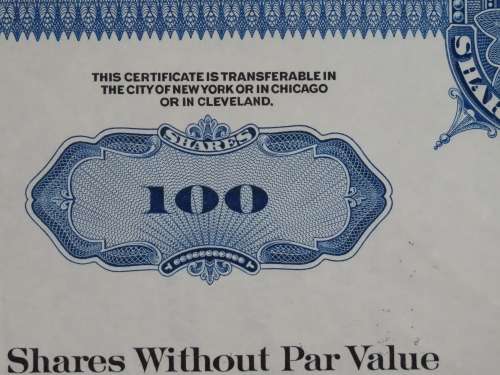 The New York Central Railroad Company, Stock Certificate, 1957 , 100 Shares