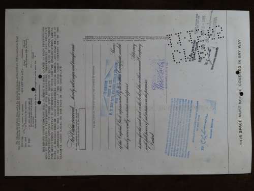 The Grand Union Company, Stock Certificate, 1965 , 5 Shares