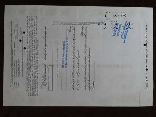 The Grand Union Company, Stock Certificate, 1963 , 1 Shares
