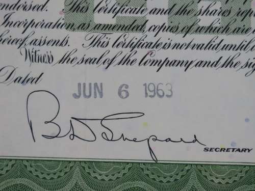 The Grand Union Company, Stock Certificate, 1963 , 1 Shares