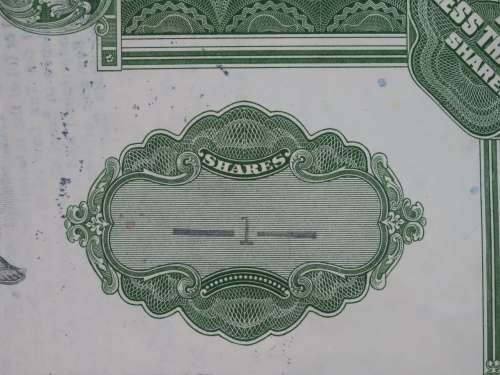 The Grand Union Company, Stock Certificate, 1964 , 1 Shares