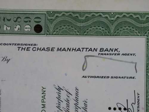The Grand Union Company, Stock Certificate, 1961 , 1 Shares