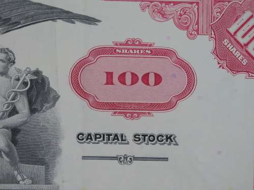 Pan American World Airways, Stock Certificate, 1975 , 100 Shares