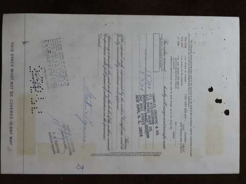Pan American World Airways, Stock Certificate, 1975 , 100 Shares