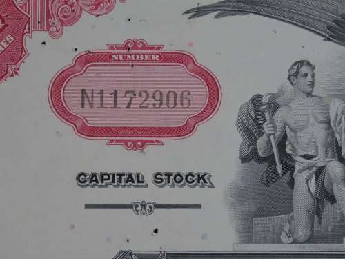 Pan American World Airways, Stock Certificate, 1975 , 100 Shares