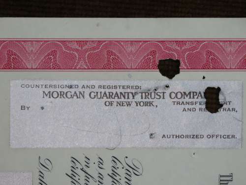 Pan American World Airways, Stock Certificate, 1975 , 100 Shares