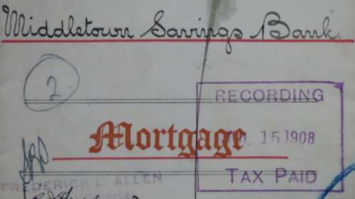 1908 Mortgage Indenture with Seal, Hand Written, New York City