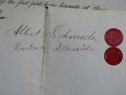 1900 Mortgage Indenture with Seal, Hand Written, New York City
