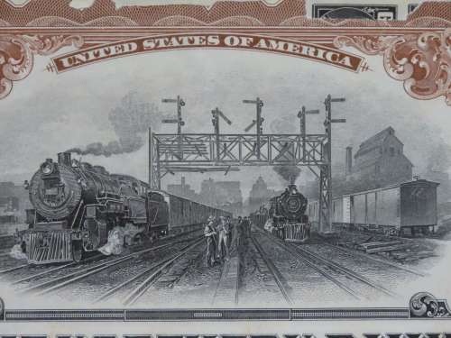 1926 Great Northern Railway Company, $1000 Gold Bond Certificate 7615